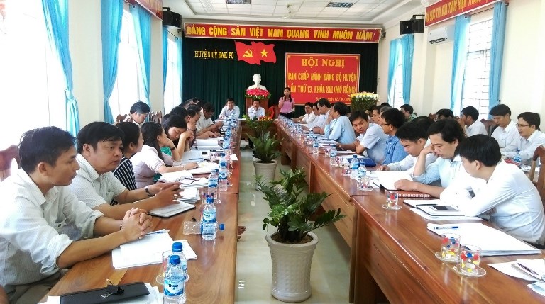 Hội nghị  Ban chấp hành Đảng bộ huyện Đak Pơ lần thứ 13, khóa XVI ( mở rộng )