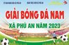 Xã Phú An tổ chức giải bóng đá Nam - năm 2023
