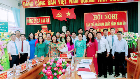 HỘI NGHỊ LẦN THỨ NHẤT BAN CHẤP HÀNH ĐẢNG BỘ XÃ ĐAK PƠ (NHIỆM KỲ 2025 - 2030)